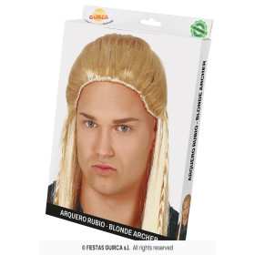 Peluca Rubia Arquero En Caja