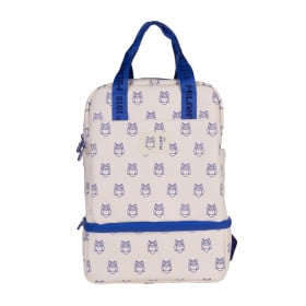 Mochila Infantil Compartimento Isotérmico Beige Milan