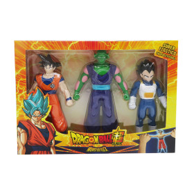 Pack 3 Figuras Dragon Ball Monsterflex