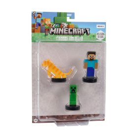 Pack 3 Figuras Minecraft Surtido De Bizak