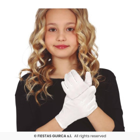 Guantes Blancos Infantiles 17 Cm