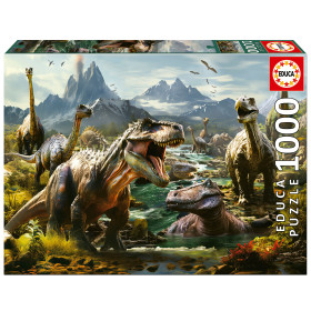 Puzzle Dinosaurios Feroces 1000 Pzs