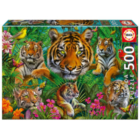 Puzzle Jungla De Tigres 500 Pzs