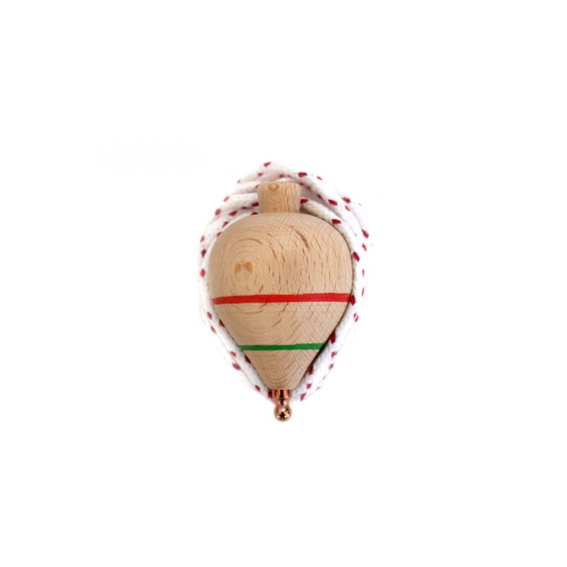 Peonza De Madera Rayada