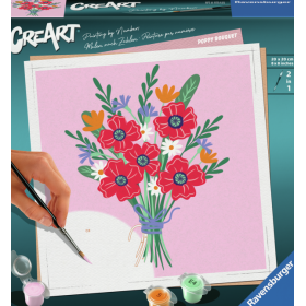 Creart Art Serie Trend Ramo De Amapolas De Ravesburger