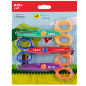 Tijera Creativa 3 Cortes De Apli