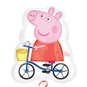 Globo Peppa Pig En Bicicleta