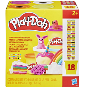 Playdoh Pack 18 Botes Imagine Anything