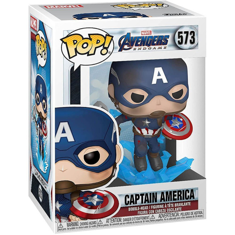 Funko Pop Capitán América con Brokenshie
