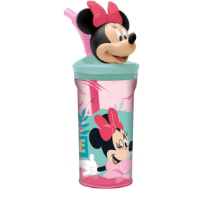 Vaso Minnie Mouse 3D Con PajitaDe Vuelta Al Cole