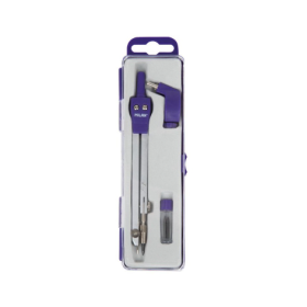 Estuche Compas Azul Con Adaptador Milan De Vuelta Al Cole