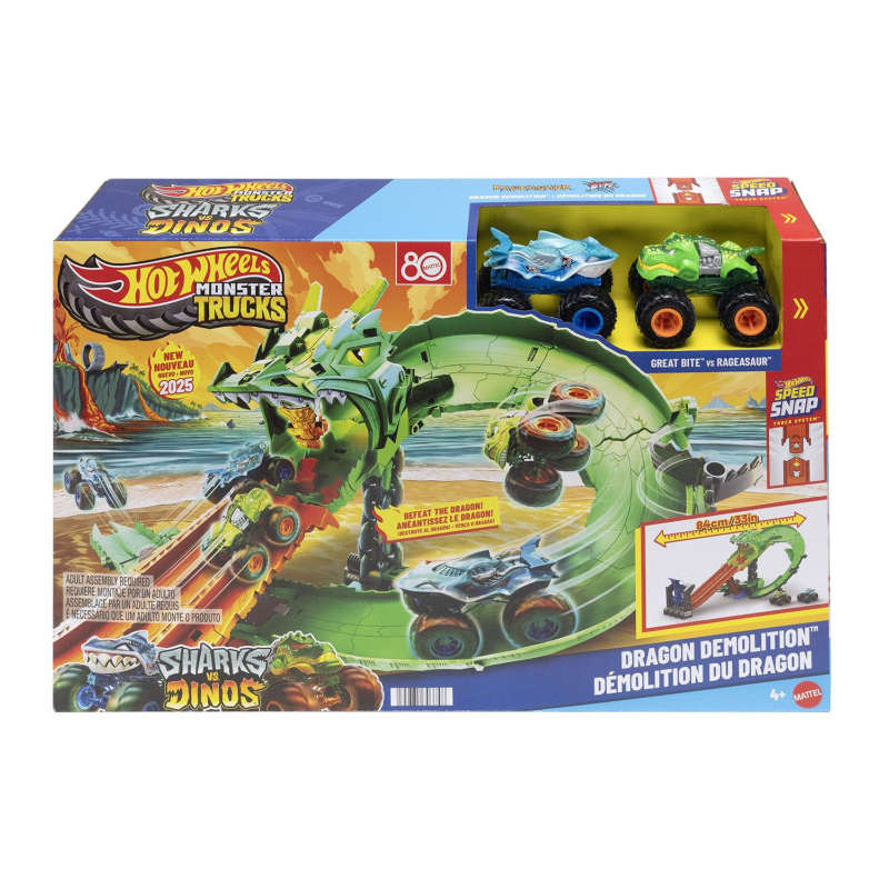 Hot Wheels Pista Destruccion Del Dragon De Mattel