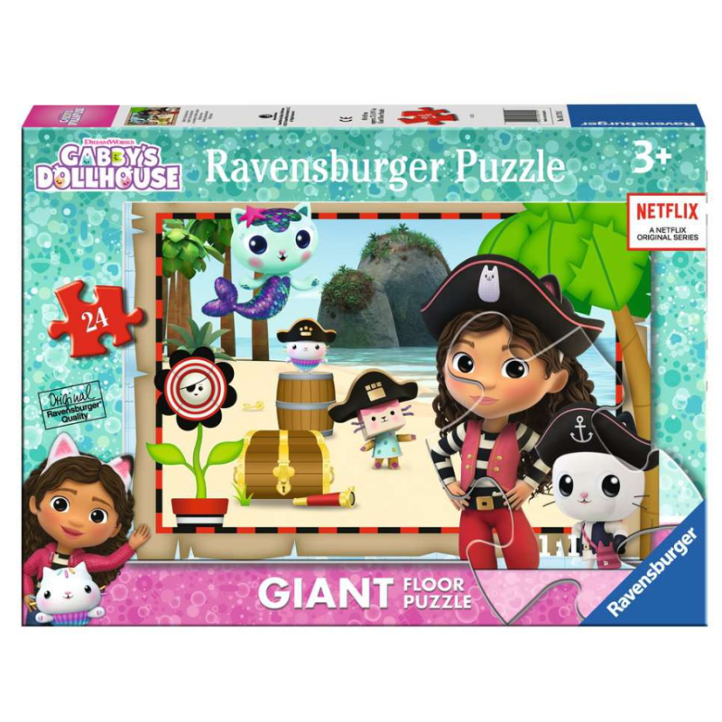 Puzzle Giant Floor La Casa De Muñecas De Gaby 24 Pzs De Ravensburger