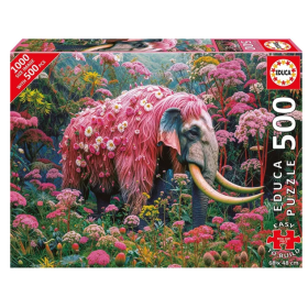 Puzzle Plus Elefante Floral 500 Pcs
