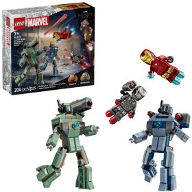 LEGO Marvel Iron Man Y Máquina De Guerra Vs Drones De LEGO