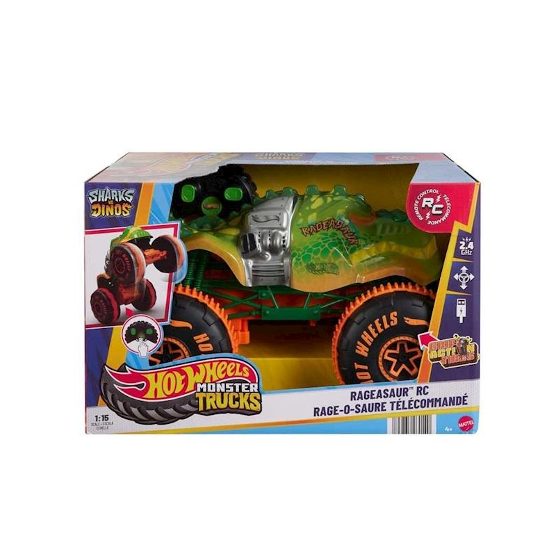 Hot Wheels Monster Smash Saurus Rc De Mattel