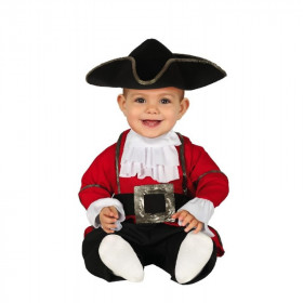 Disfraz Pirata Rojo Bebé 6-12 Meses