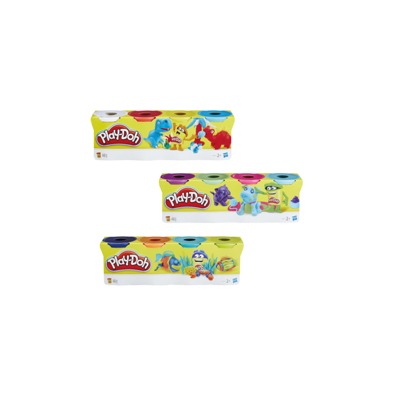 PLAY DOH PACK 4 BOTES SURTIDO