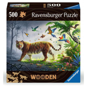 puzzle madera tigre 500 piezas