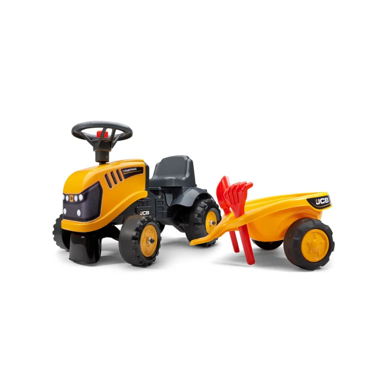 Baby JCB Tractor C/Remolque Y Accesorios