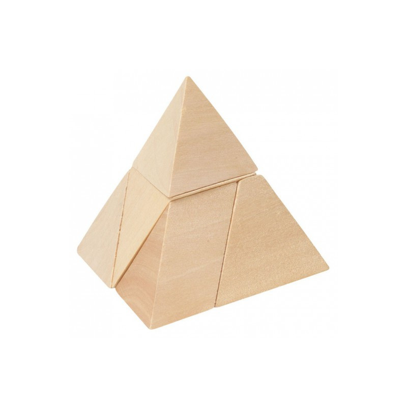puzzle piramide madera