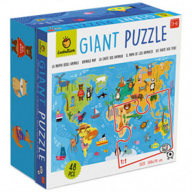 puzzle gigante animales