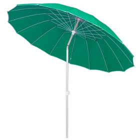Parasol Fibra Carbono Verde 250cm