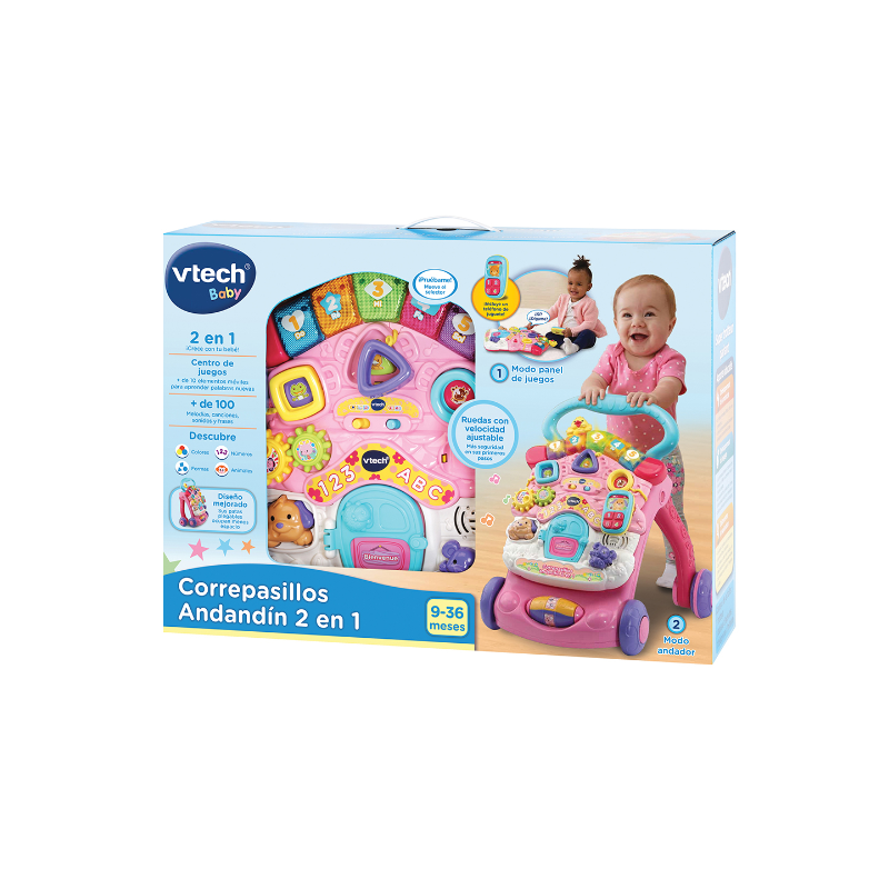 Andador vtech rosa online