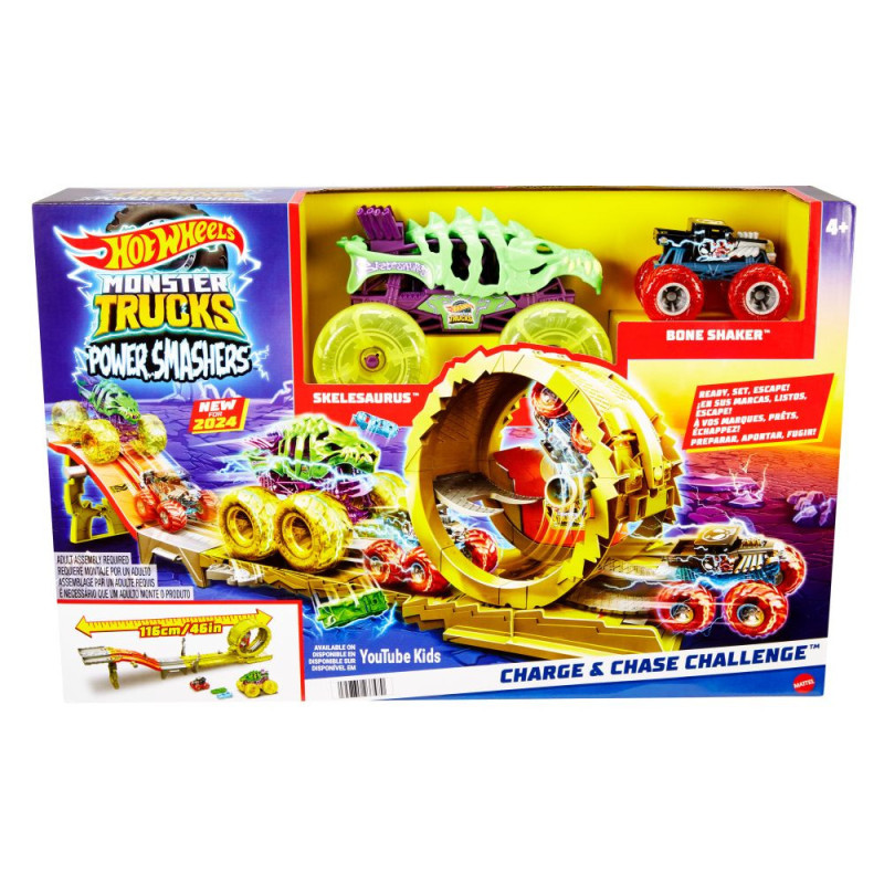 Hot Wheels Monster Trucks Race Y Chase